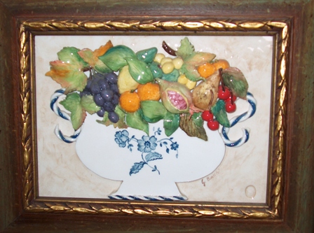 Ceramica: La mia fruttiera, realizzata da Di Lodovico Maria Grazia