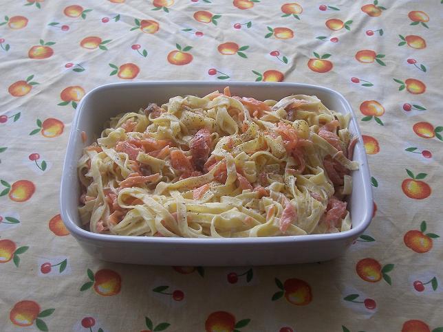 Ricetta: Tagliatelle salmone & philadelphia di Annalisa Lo Biondo